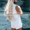 Latest women deep v neckline shorts jumpsuit sexy beach jumpsuit