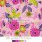 flower print lycra top spandex material fabric sale