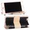 Newest arrival slidable metal button with window for iphone 6 leather phone case