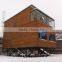 two storey prefab light steel structure wooden villa