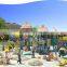 KAIQI GROUP Outdoor Playground and Playset and Recreation with Slides and Houses and Stairs