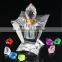 New transparent glass crystal perfume bottle