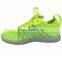 Flyknit +PU material led light shoes for men and women chirldren cheap price own-designed