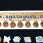 Opalite 7pcs Geometry set with Wooden box : Wholesale Geometry 7pcs Sets