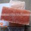 20*10*2.5cm himalayan rock salt tile high quality pink salt brick himalayan cheap salt block salt room using salt slabs price