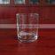 350ml cylinder round clear glass tumbler for candle