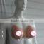 sexy new style best selling water drop shape backside adhesive silicone breast with transparent straps fake boobs artificial