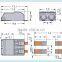Factory Price Equivalent wago 222-413 series push in wire wago connector terminal block