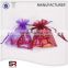 SGS certificates Printed coolorful Promotional organza gift bags