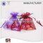 SGS certificates Printed coolorful Promotional organza gift bags