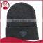 Big Size Diamond Embroidered Long Knit Beanie Hat