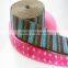 Custom jacquard ribbon polyester webbing tape