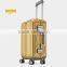 top quality Aluminium alloy hard cabin carry-on trolley luggage suitcase bag for business travel