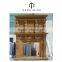 natural marble stone fireplace frame / front door jamb carving