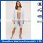 Punch summer bathrobe with hooded women night gown cotton knitting jersey bath robe
