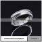 Fashion Women Wedding Ring Stainless Steel Single Cubic Zirconia Classic Engagement Ring