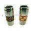 stainless steel travel coffee mug