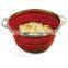 Kitchen Utensil Multifunctional Silicone Leak Sink Foldable Kitchen Strainer Basket, Folding Portable Silicone Oil Funnel