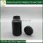 Black colour 120ml pharmaceutical medicine pill plastic bottle