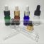 Glass packaging manufacturer essential oil glass bottles with glass dropper