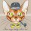 High Quality Water Transfer Eco-friendly Beautiful Dog Tattoos Stickerr