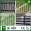 green color Ral6005 powder coated iron courtyard gate