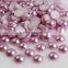 Colorful ABS flat back half round pearl