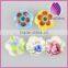 Bead porcelain 16x16mm double side flower and 2.5mm hole.