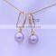 2015 Top Selling Hanging Pearl Earrings With Zircon