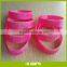Wholesale Breast Cancer Awareness Pink Ribbon Silicone Wristband With Text Hope Strength Courage