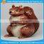 small Ceramic Animal Cute squirrel Figurine for promotion