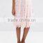 2016 Latest Design Women Pink Lace Long Skirts and Tops
