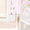 FH-CDR8022Y White modern style Diy pieced storage shelf with carved flower