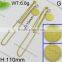 Wholesale Latest drop style solid gold earrings for girls