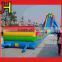 2016 JH Brand 0.55mm PVC Material Giant Hippo Inflatable Water Slide For Adults