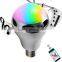 Smart LED Light Bulb With Built-in Bluetooth Wireless Speaker