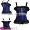2015 hot sales plus size waist training corset sexy red mature corset