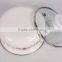 3 Pcs Cookware Enamel Casserole Sets With Flowers And Glass Lid