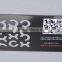2016 Newest Design CR80 Size Customized printing engraved black metal business card