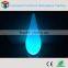 Wireless rechargeable battery operated waterdrop led lamp