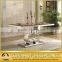 Metal Heart-Shaped Leg Marble Table Chair