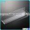 Clear acrylic mirror food tray with handle