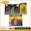 13pc High Carbon Steel Combination Drill Bit Set for Metal and Wood and Concrete, Combination Drill Bit Set