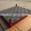 heavy duty panel rack cart with carpeted padded deck and removable handle