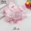 Beautiful ruffle baby headband fabric flower for hair