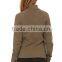 Custom Jacket Manufacturers Women's Long Raglan Sleeves Zipper Cotton Spandex Jacket