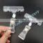 Advertising Equipment Clear 11.5cm Adjustable Pop Price Tag Clamp Holder