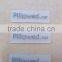 High quality 3D PVC rubber patch transparent flat rubber label for garment, shoes , hats