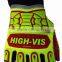 EN388 4132 oilfield anti impact gloves, palm reinforcement gloves, rigging working gloves,