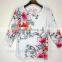 knitwear manufacturer V neck print jumper sweater